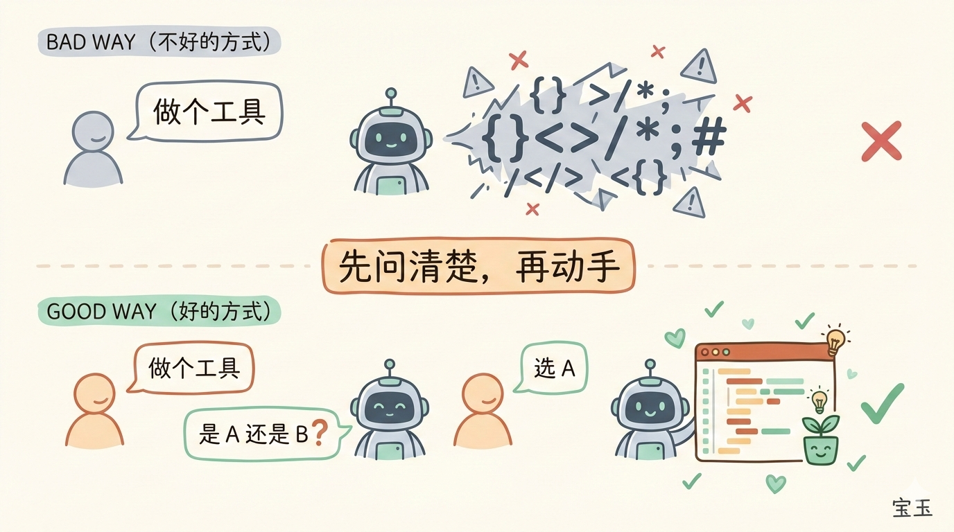 先问清楚，再动手