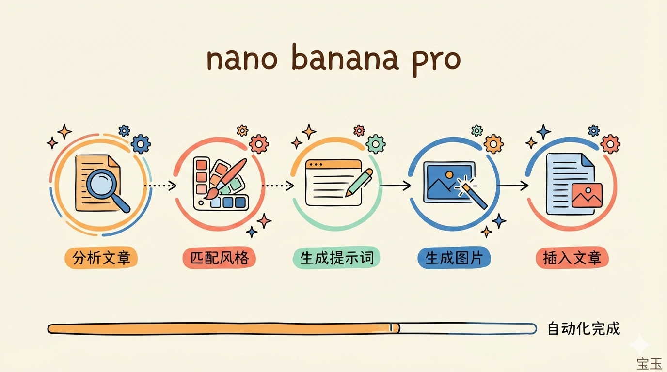 配图 Skill 的五步流程