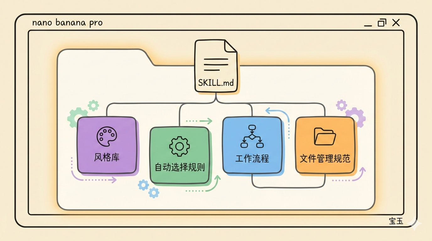 SKILL.md 的四个核心模块