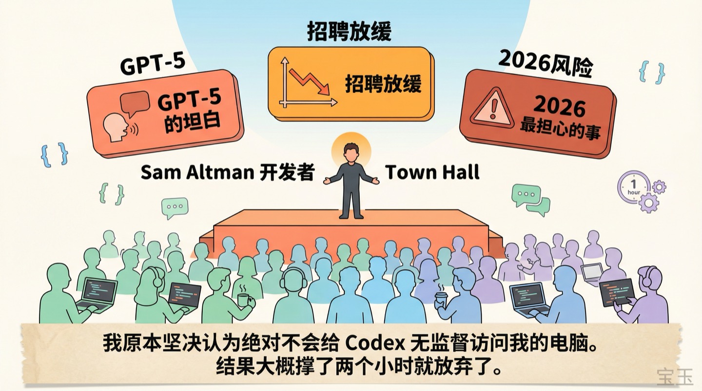 Sam Altman 开发者 Town Hall