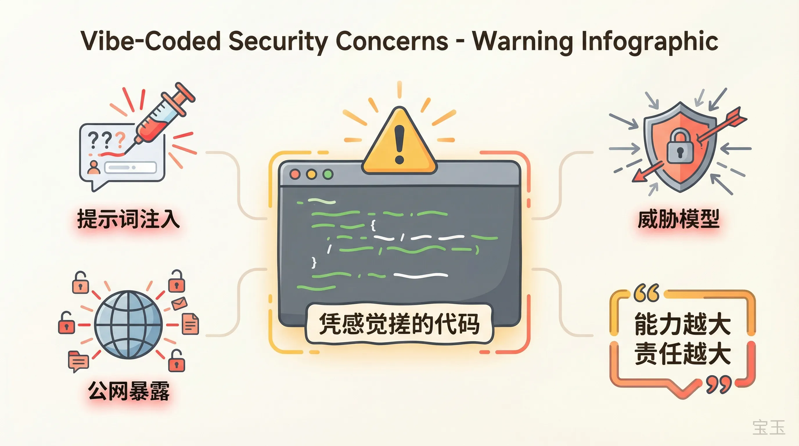 安全警告：凭感觉搓的代码，提示词注入风险