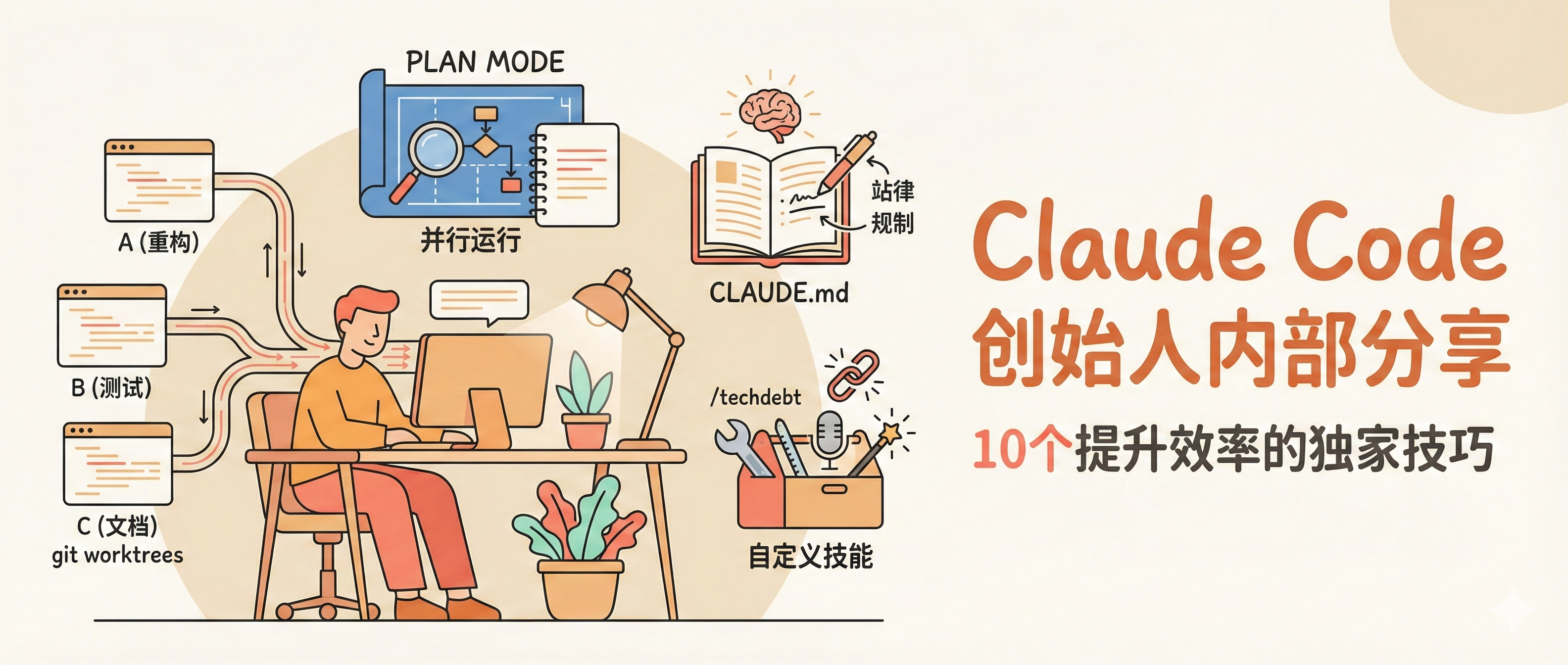 Claude Code 团队的 10 个内部技巧，但你不一定都要学