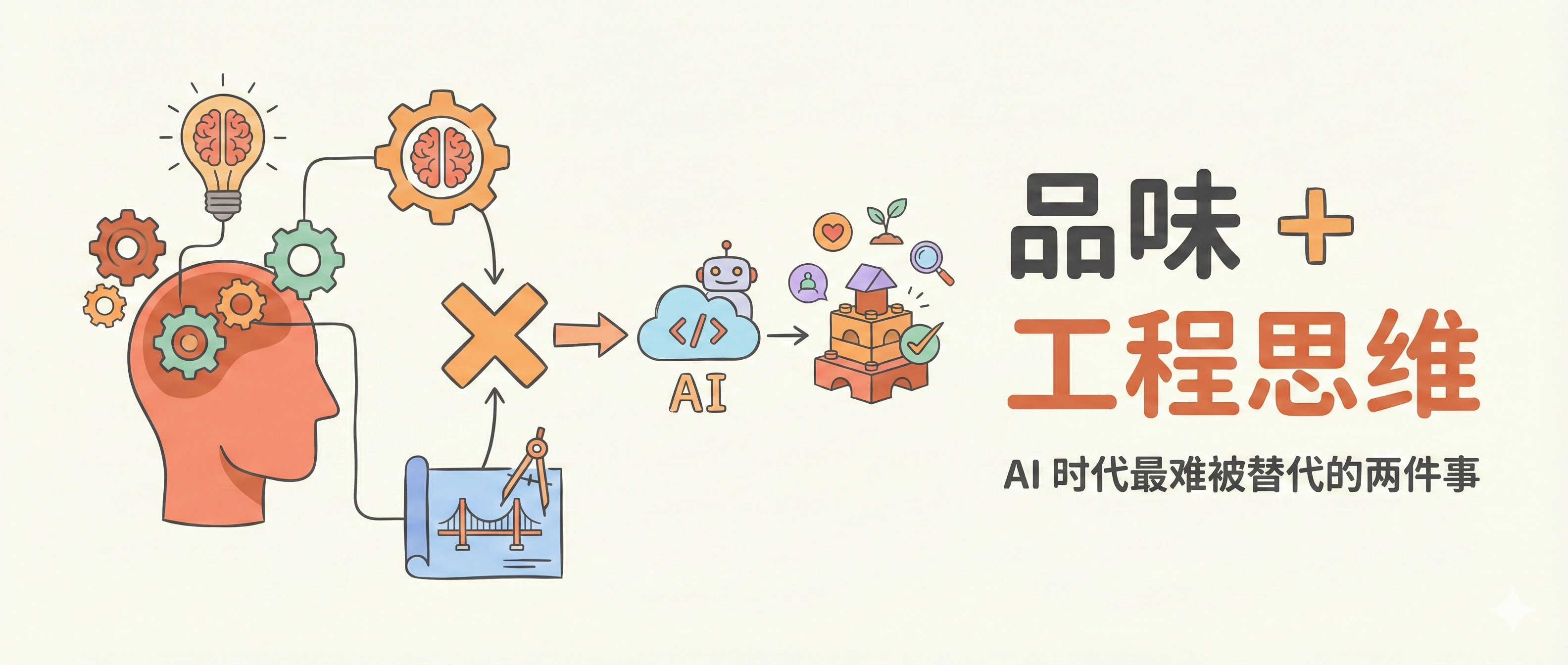 品味 + 工程思维：AI 时代最难被替代的两件事