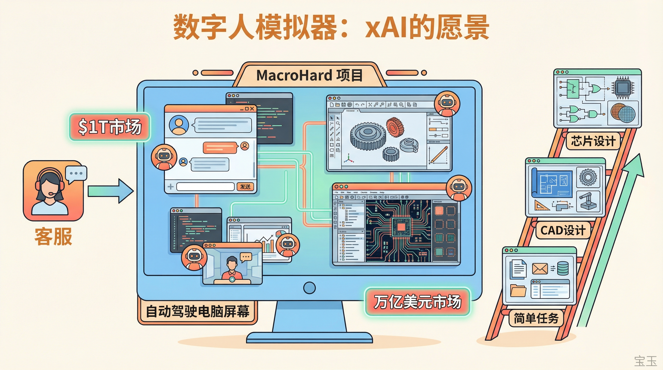 数字人模拟器：xAI 的愿景