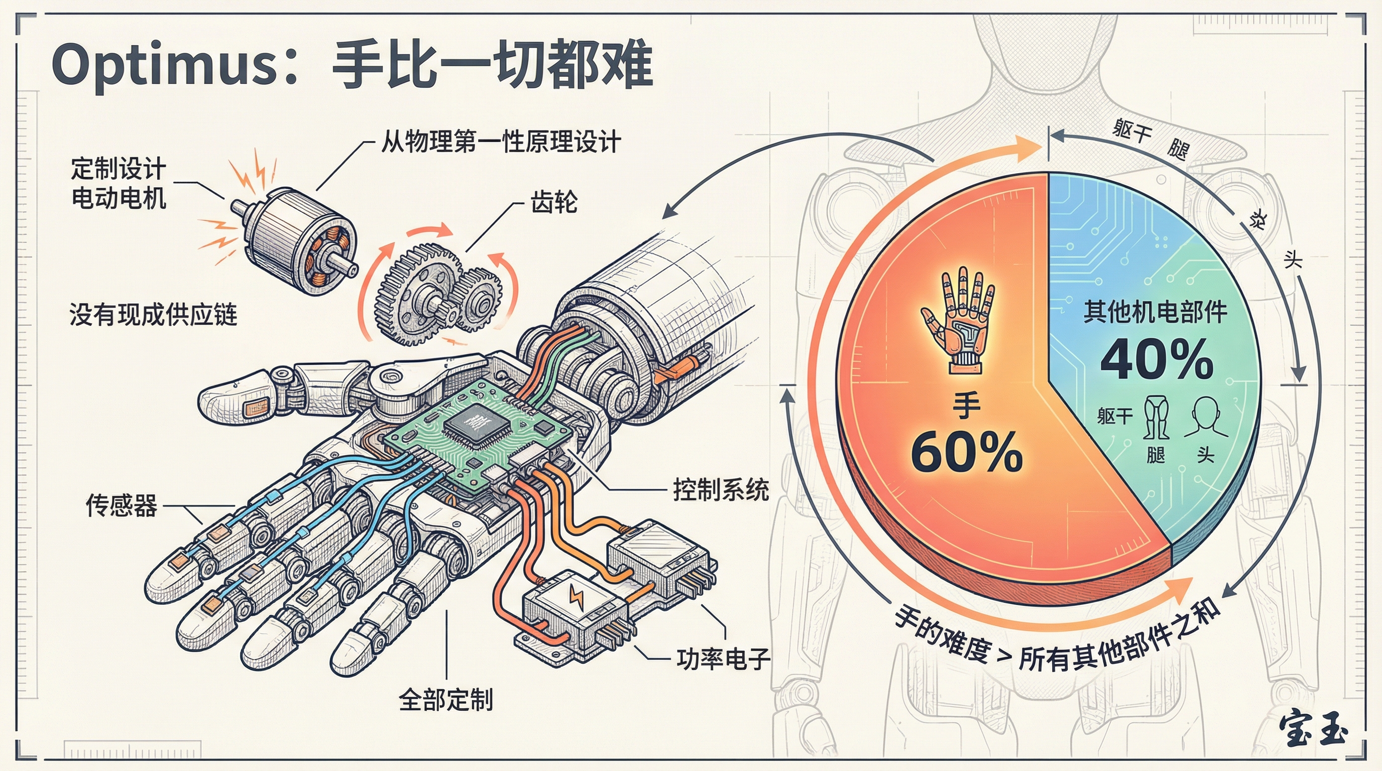 Optimus 手部工程复杂度