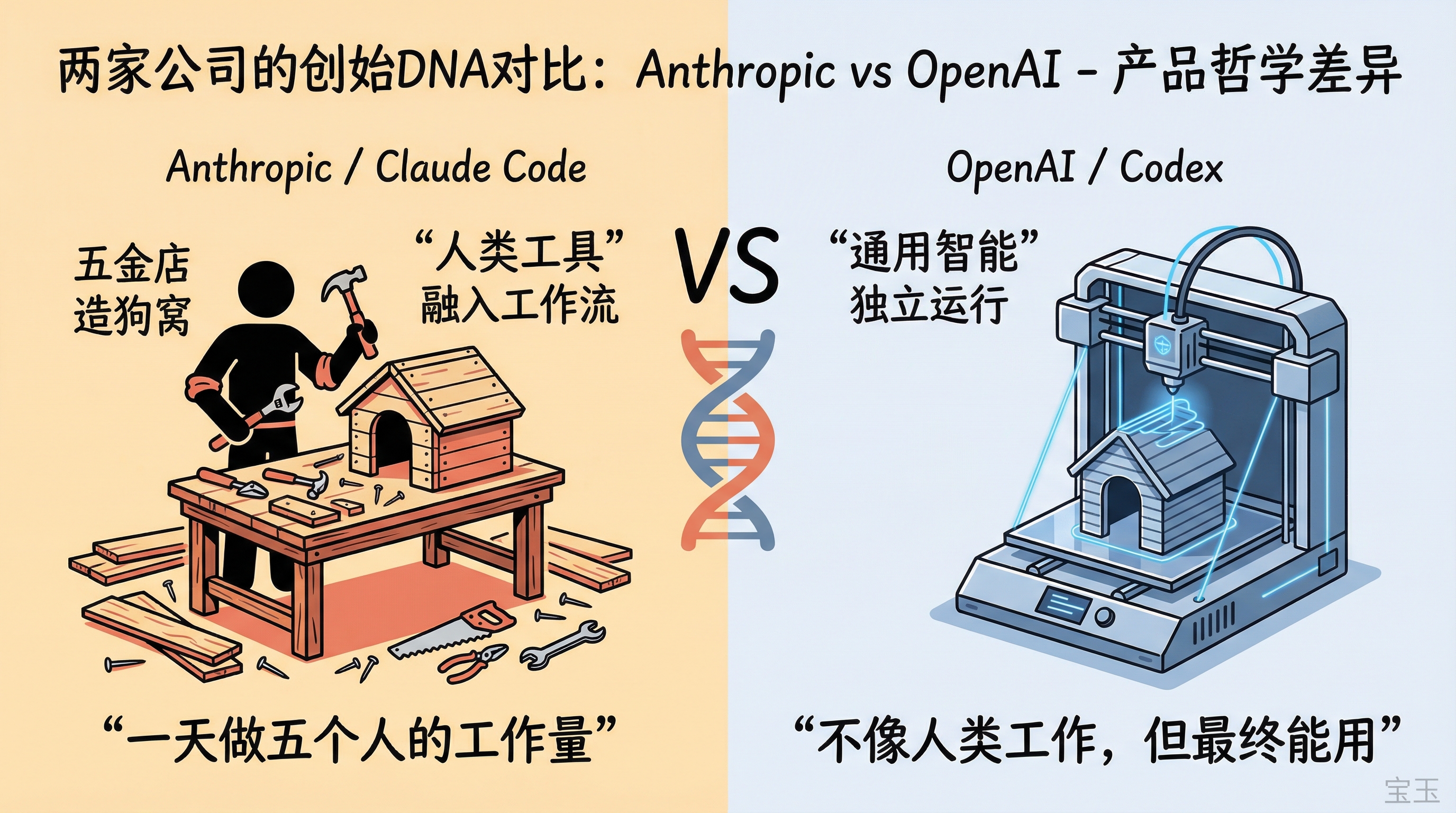 两家公司的创始 DNA 对比：Anthropic vs OpenAI
