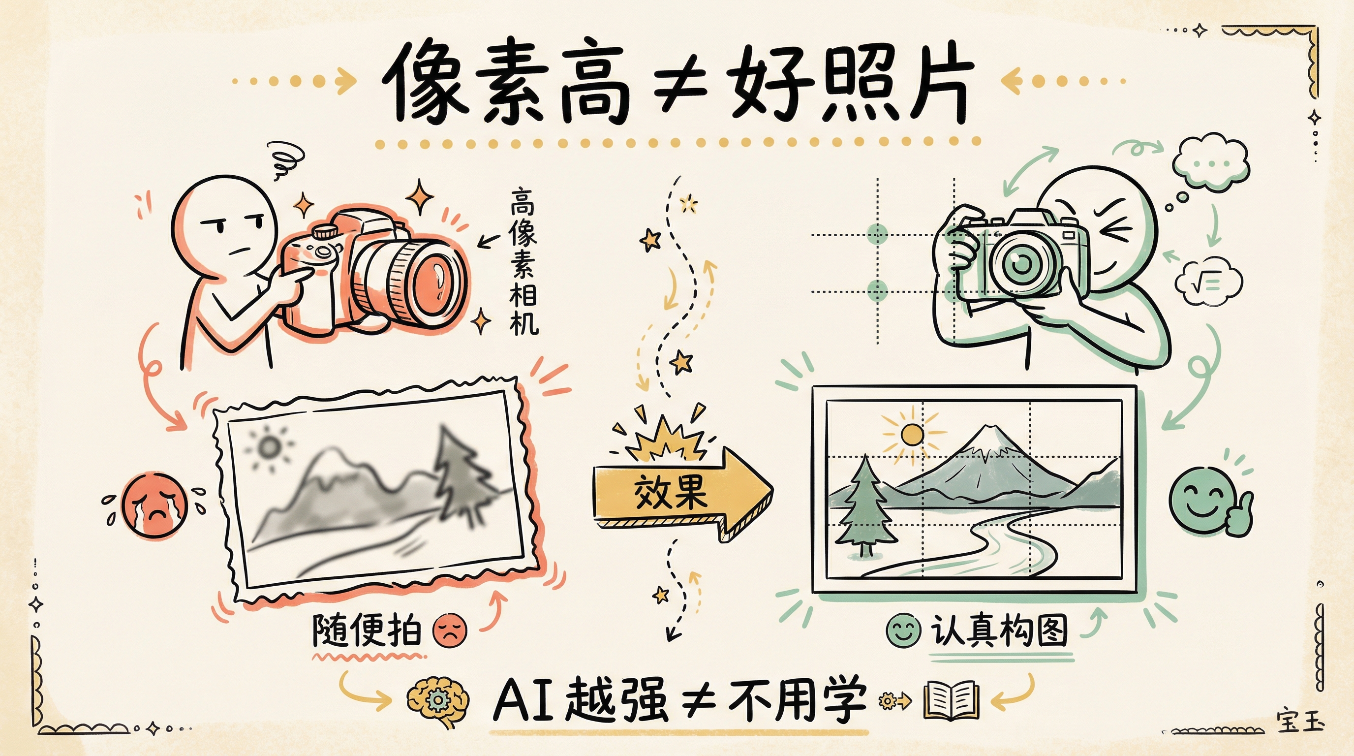 像素高不等于好照片