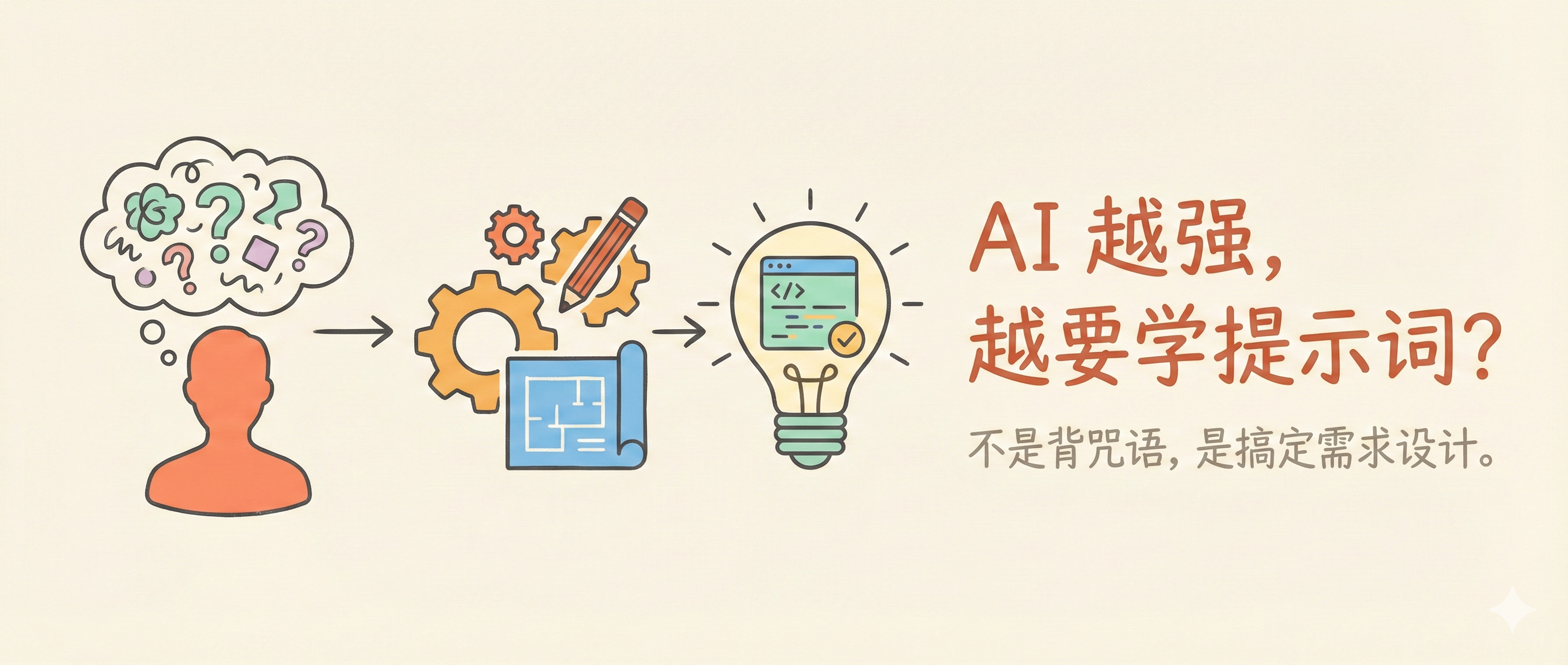 既然 AI 越来越聪明，那么学习提示词不是浪费时间吗？