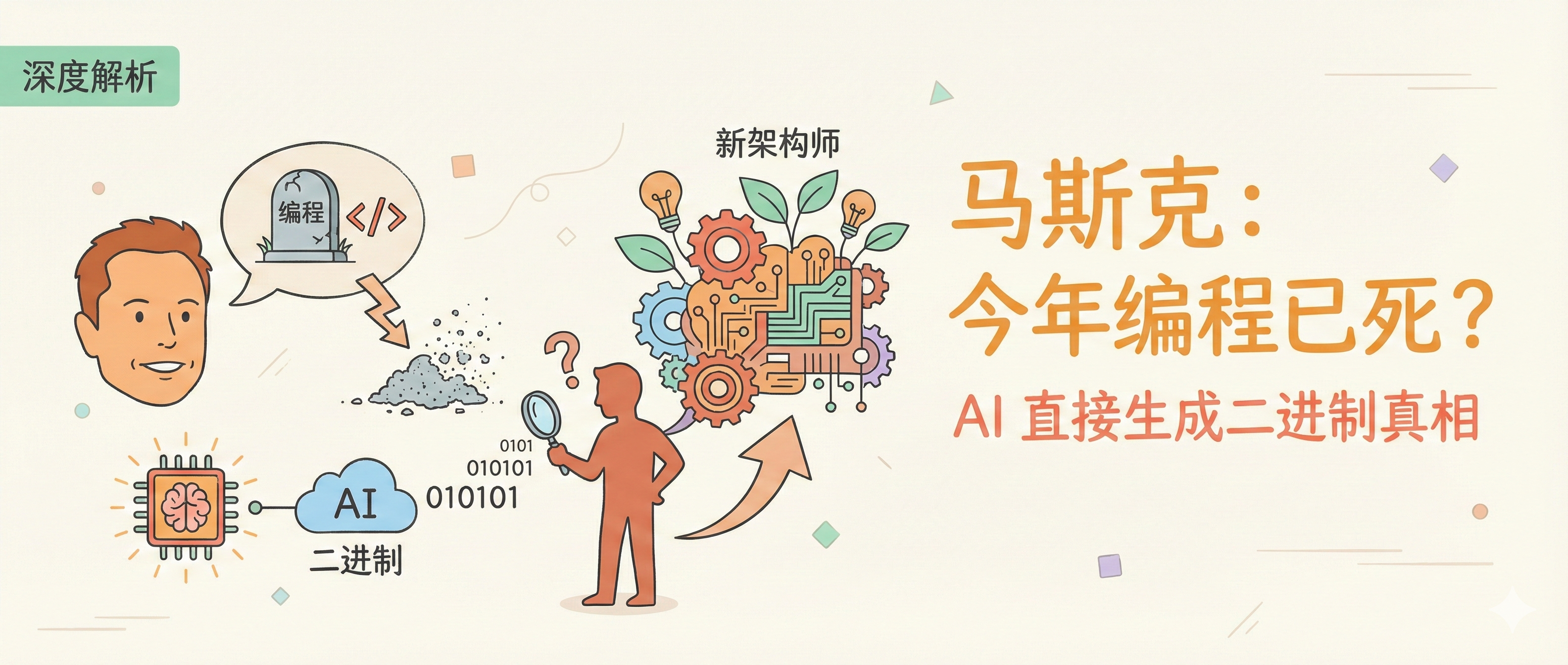 马斯克说今年编程就要死了,你信吗?