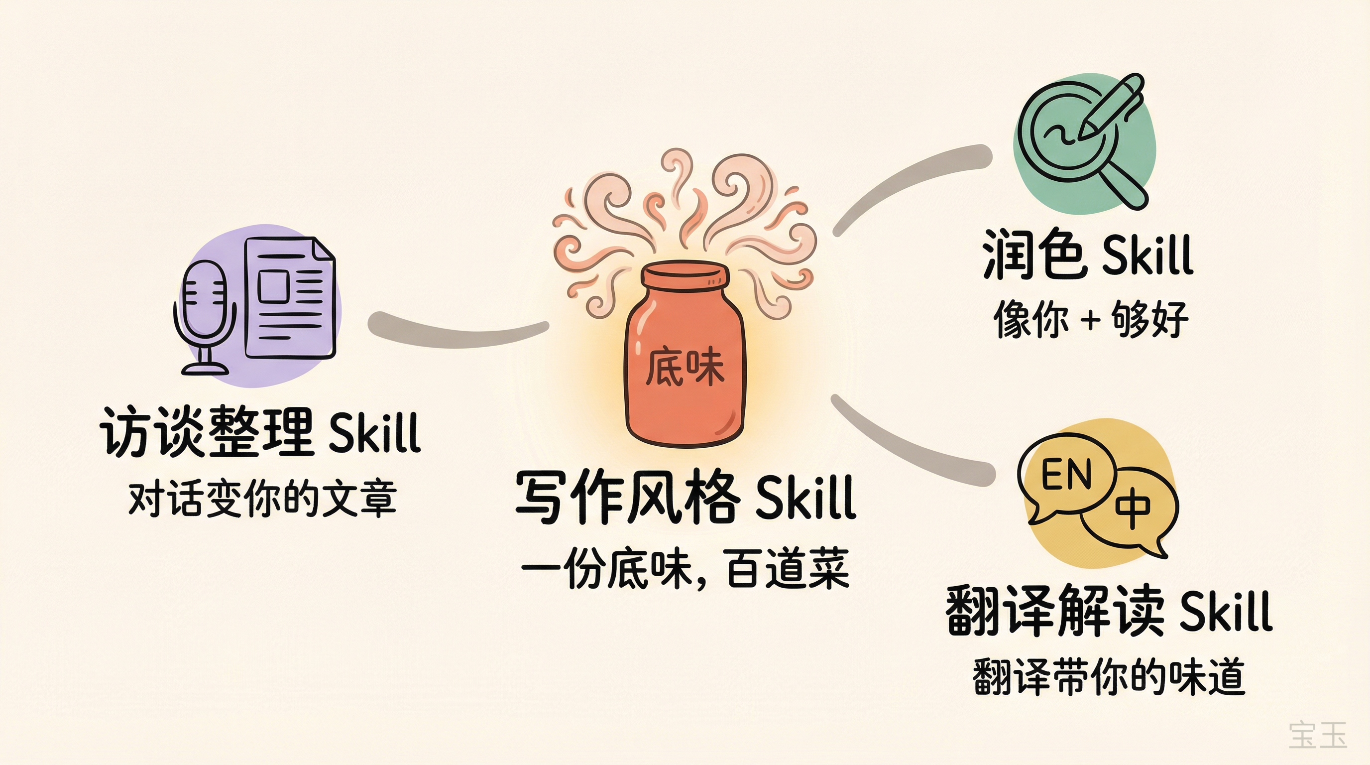 一份底味，百道菜：Skill 组合应用