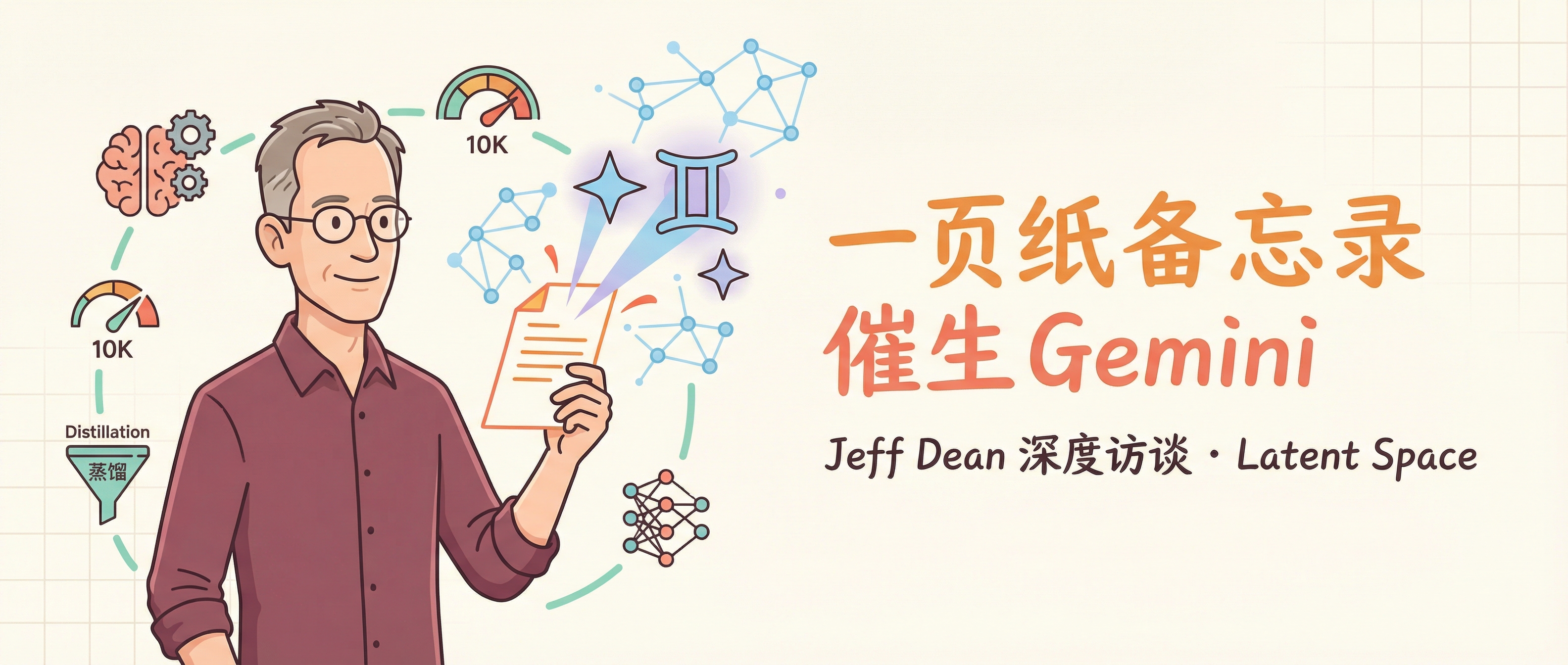 Jeff Dean 深度访谈:一页纸备忘录促成 Gemini 的诞生,Google AI 的反击与 10,000 Token 的未来