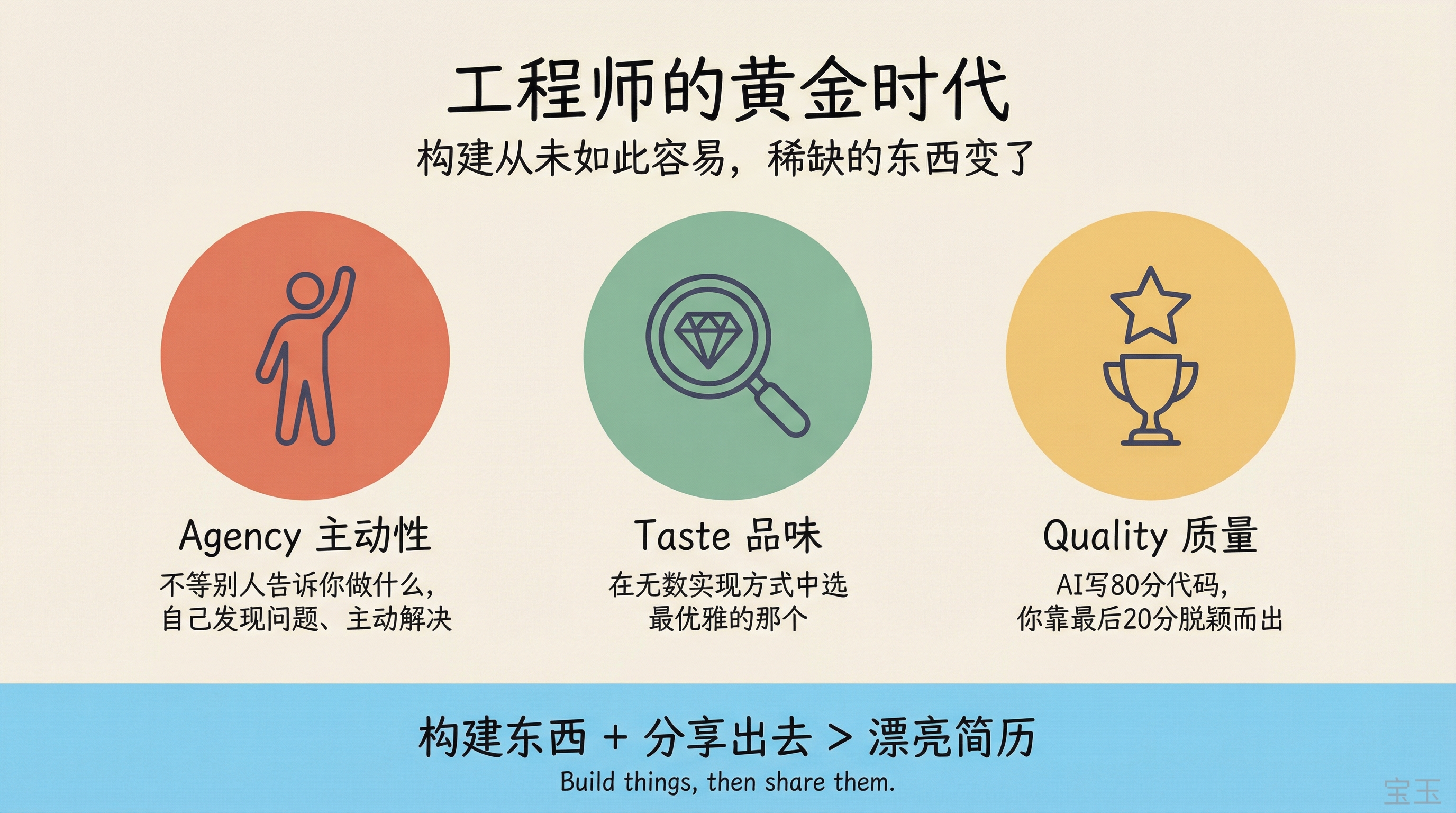 工程师黄金时代：Agency、Taste、Quality 三个稀缺要素