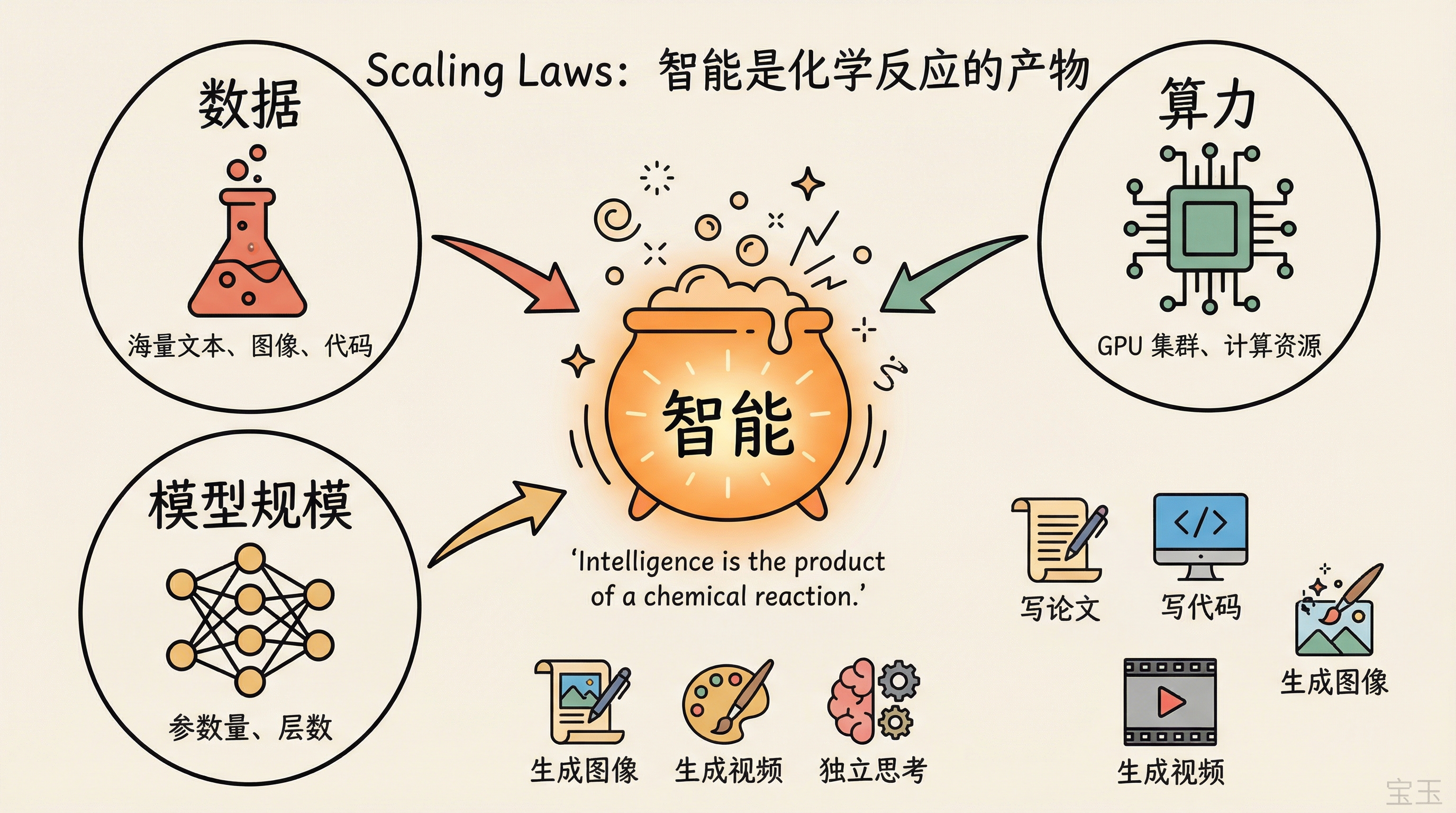 Scaling Laws:智能是化学反应的产物