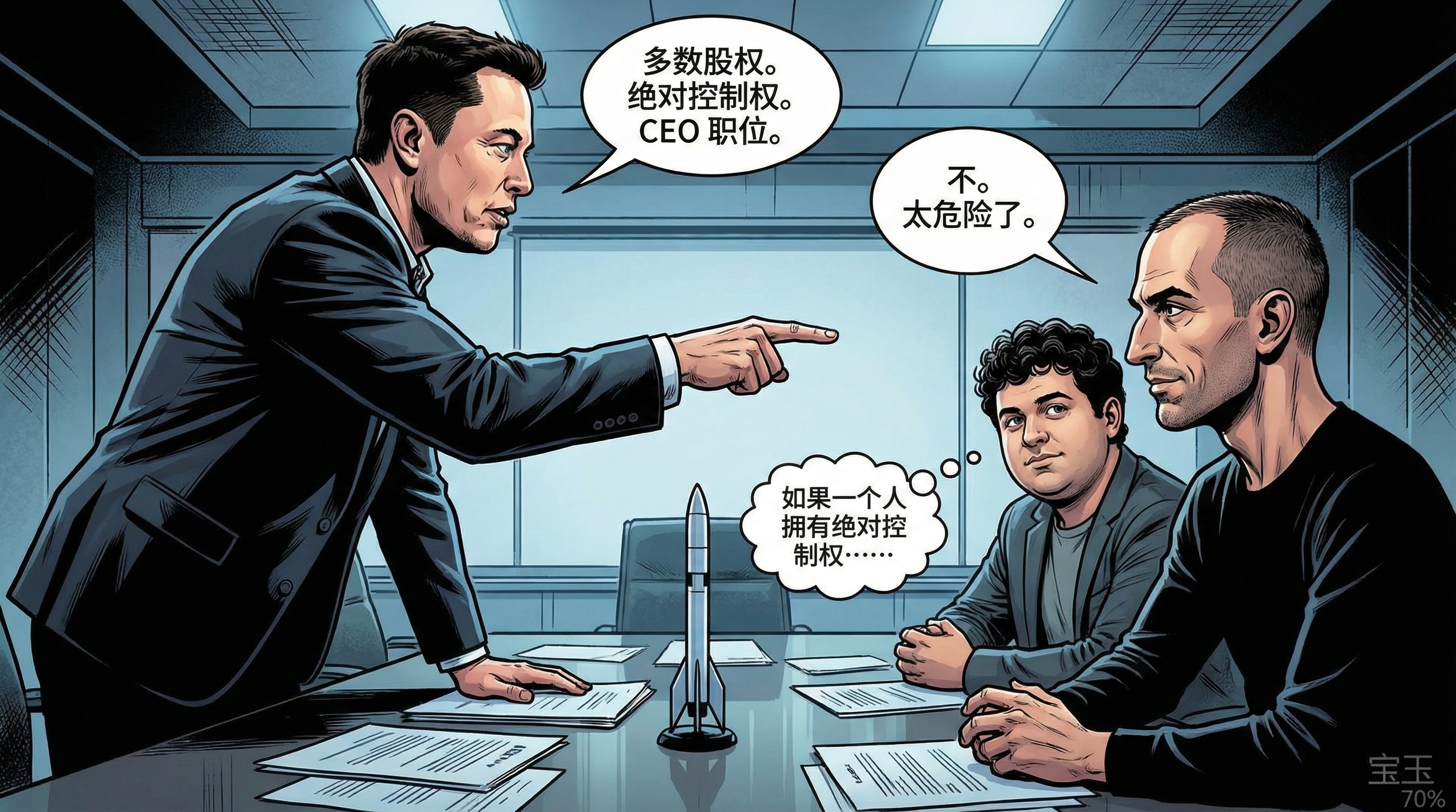 马斯克要求绝对控制权，Brockman 和 Ilya 坚定拒绝