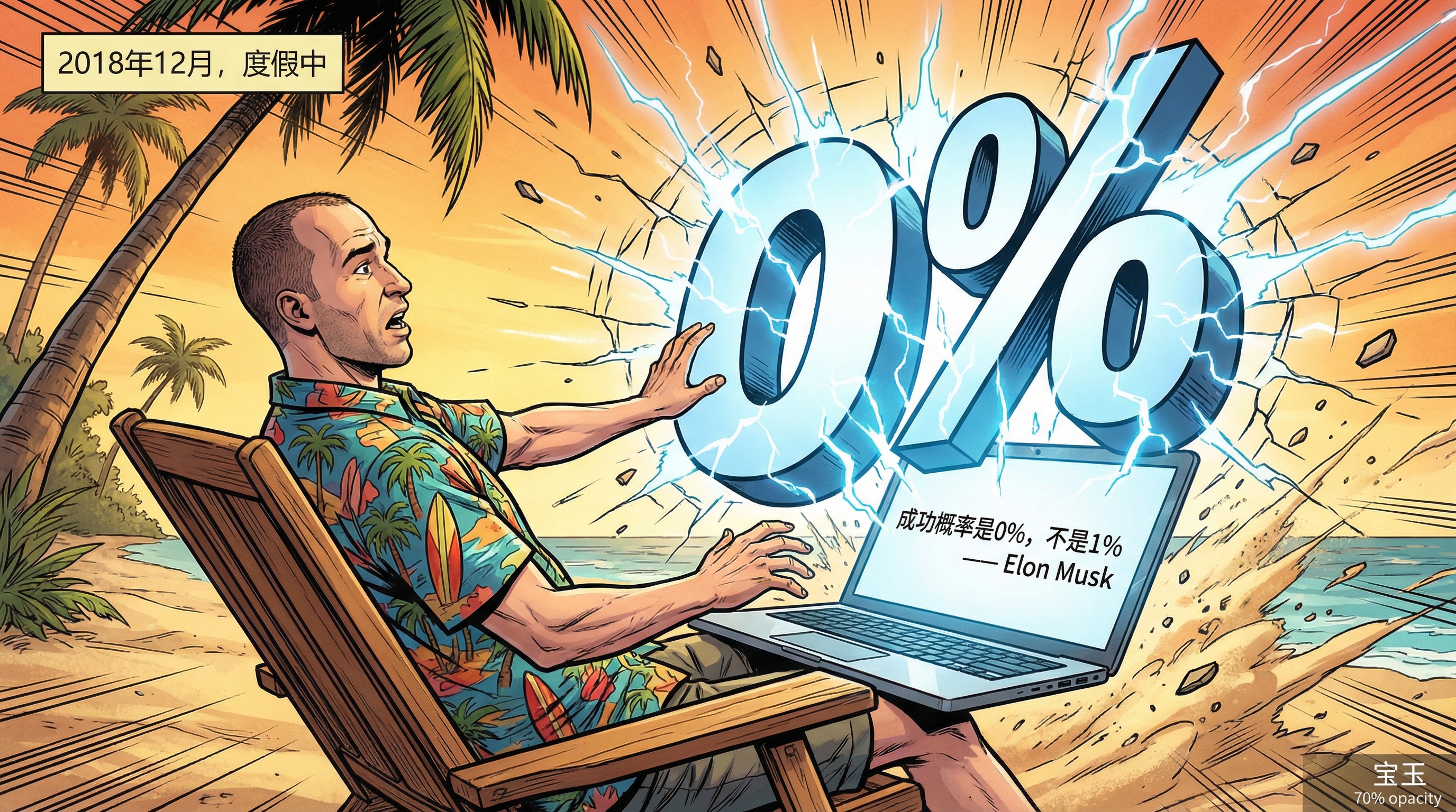 度假中的 Brockman 收到马斯克"0% 成功概率"邮件