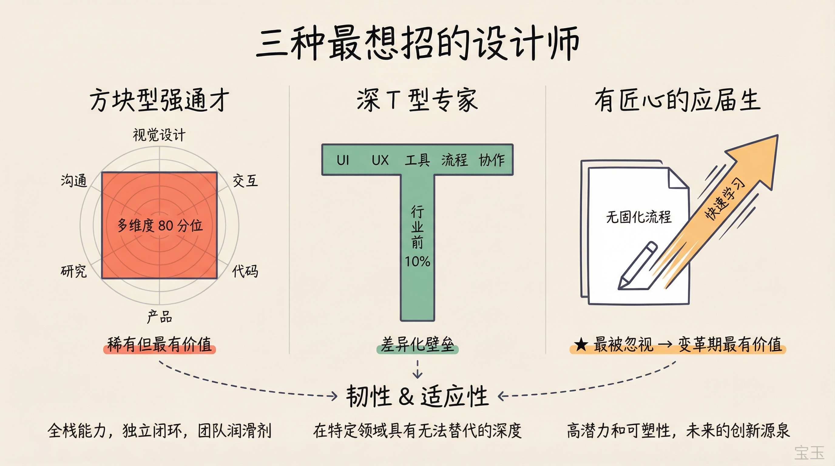 三种最想招的设计师