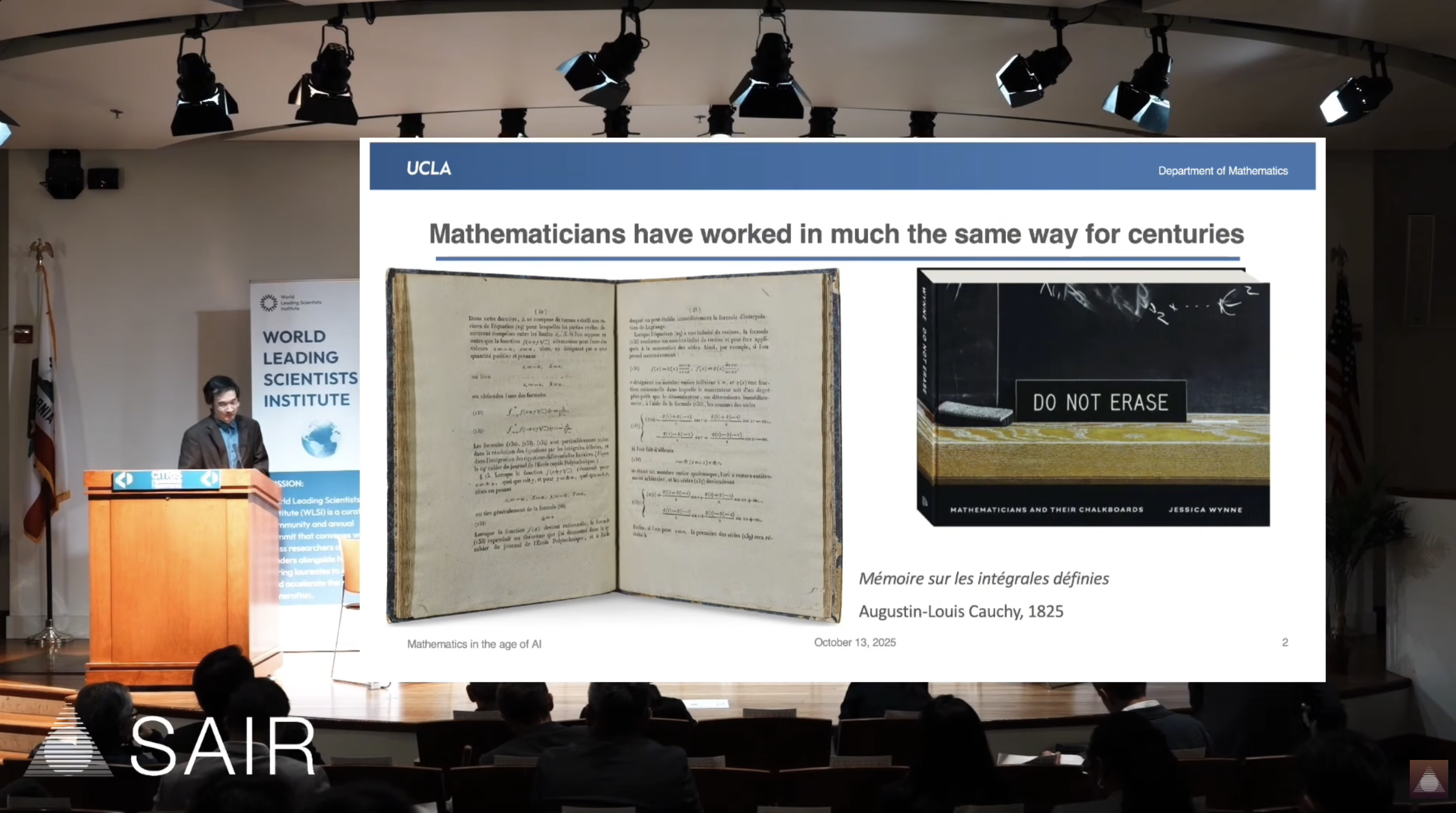 1826 年 Cauchy 的教科书与《Do Not Erase》数学家黑板摄影集