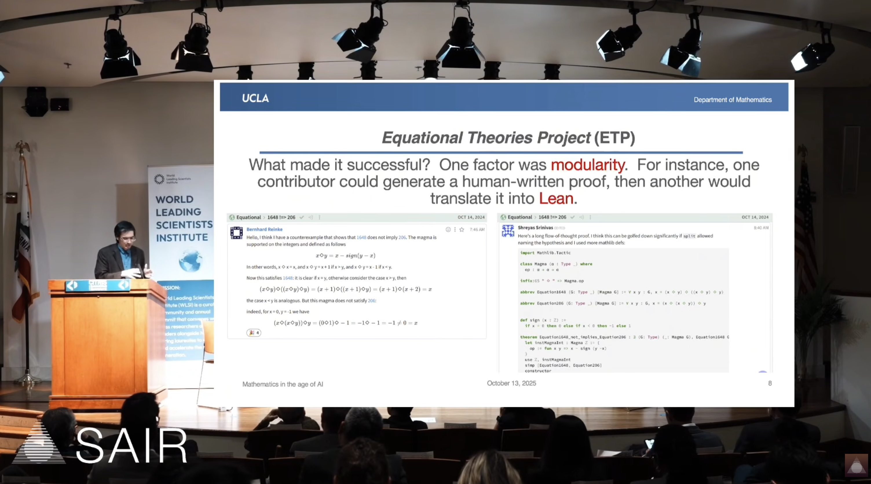 项目的模块化协作：GitHub 上的 Lean 代码和 Zulip 上的讨论