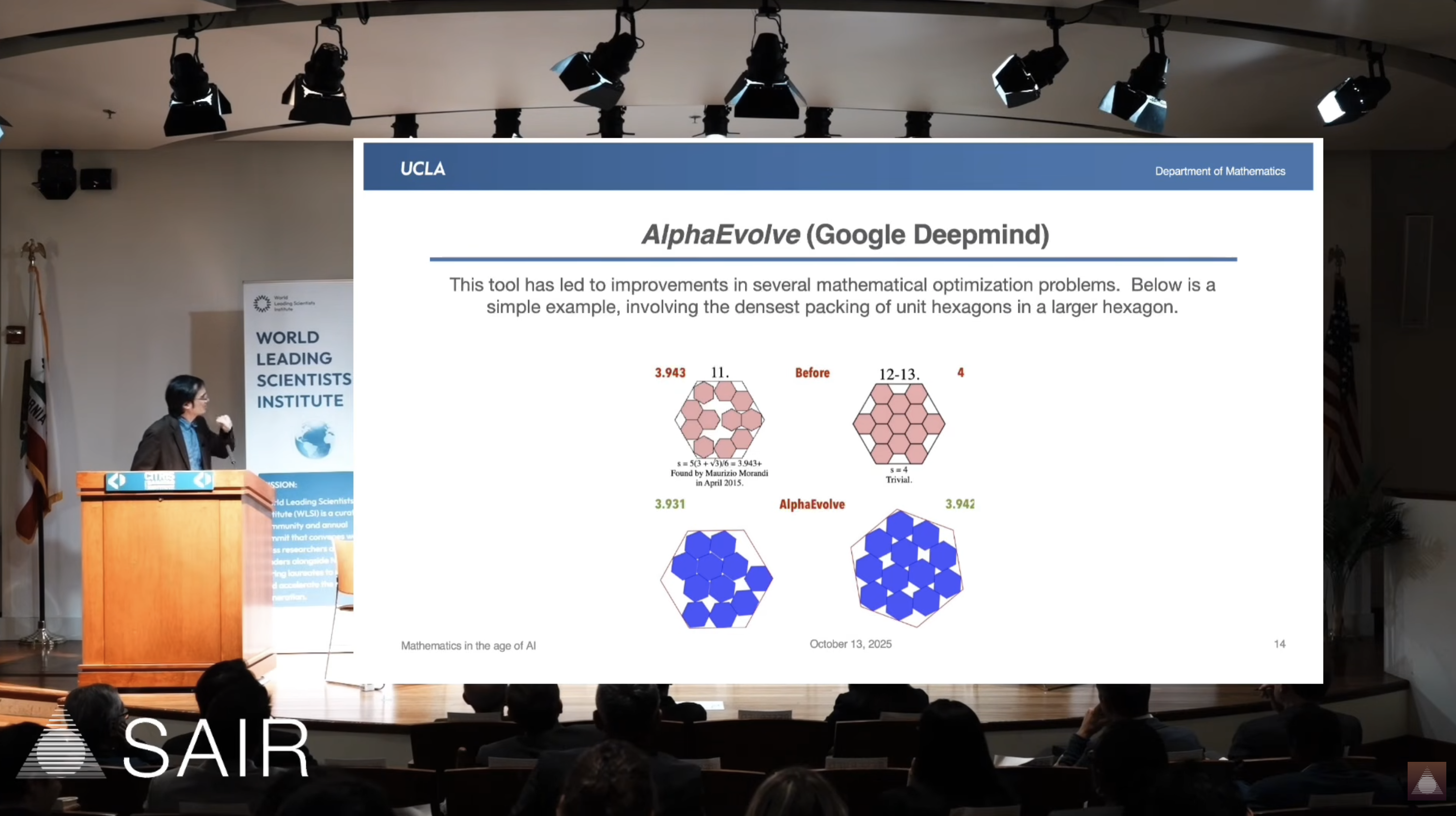 AlphaEvolve 在六边形堆叠问题上打破了人类记录