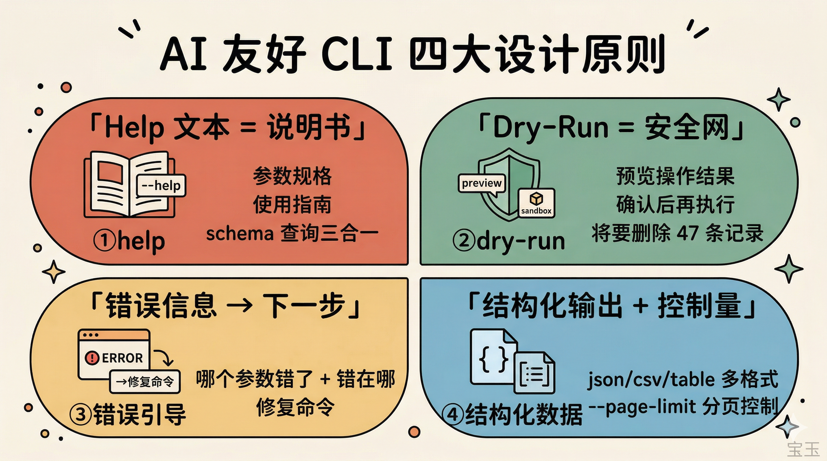 AI 友好 CLI 四大设计原则