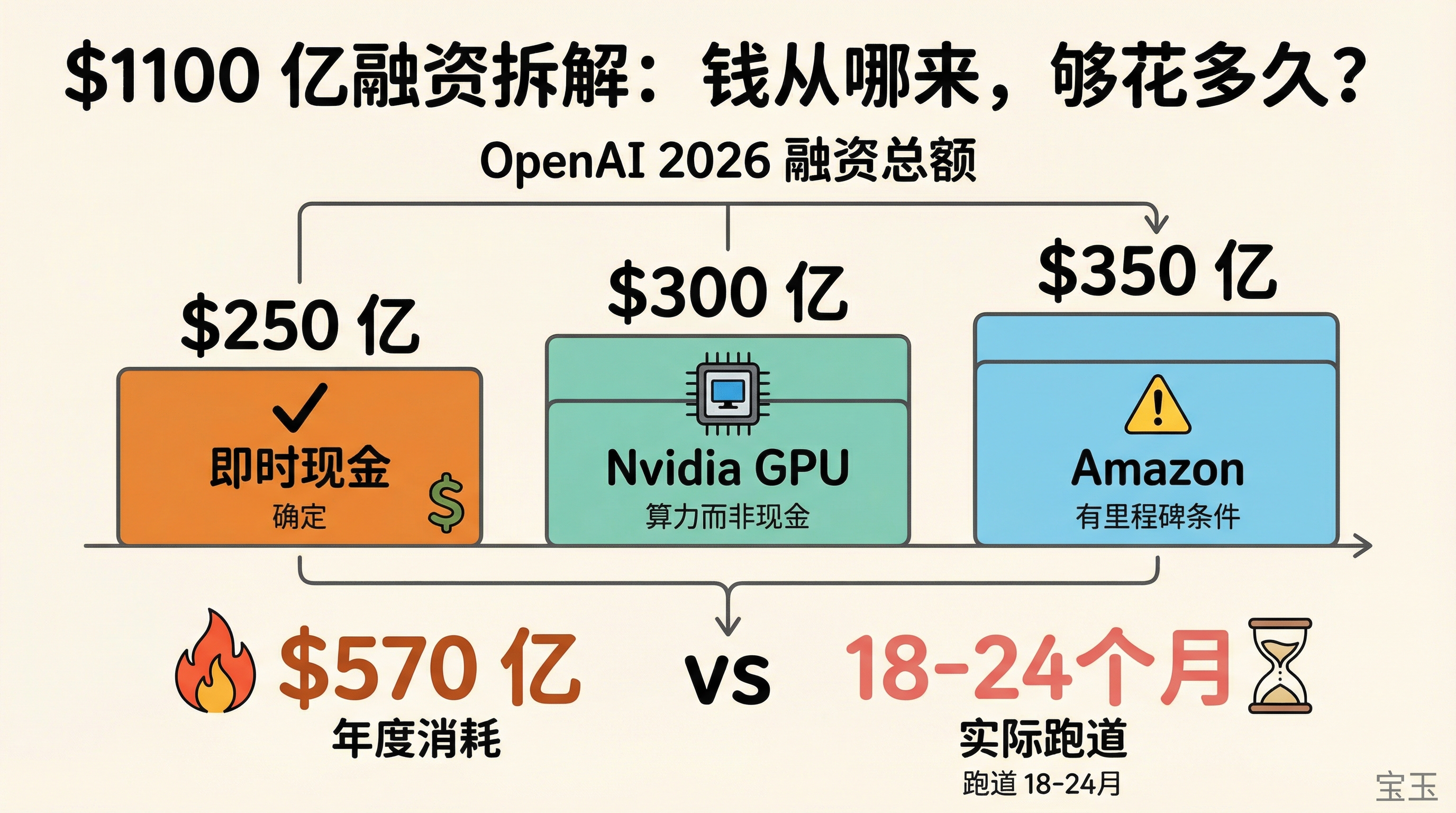 $1100 亿融资拆解：钱从哪来，够花多久