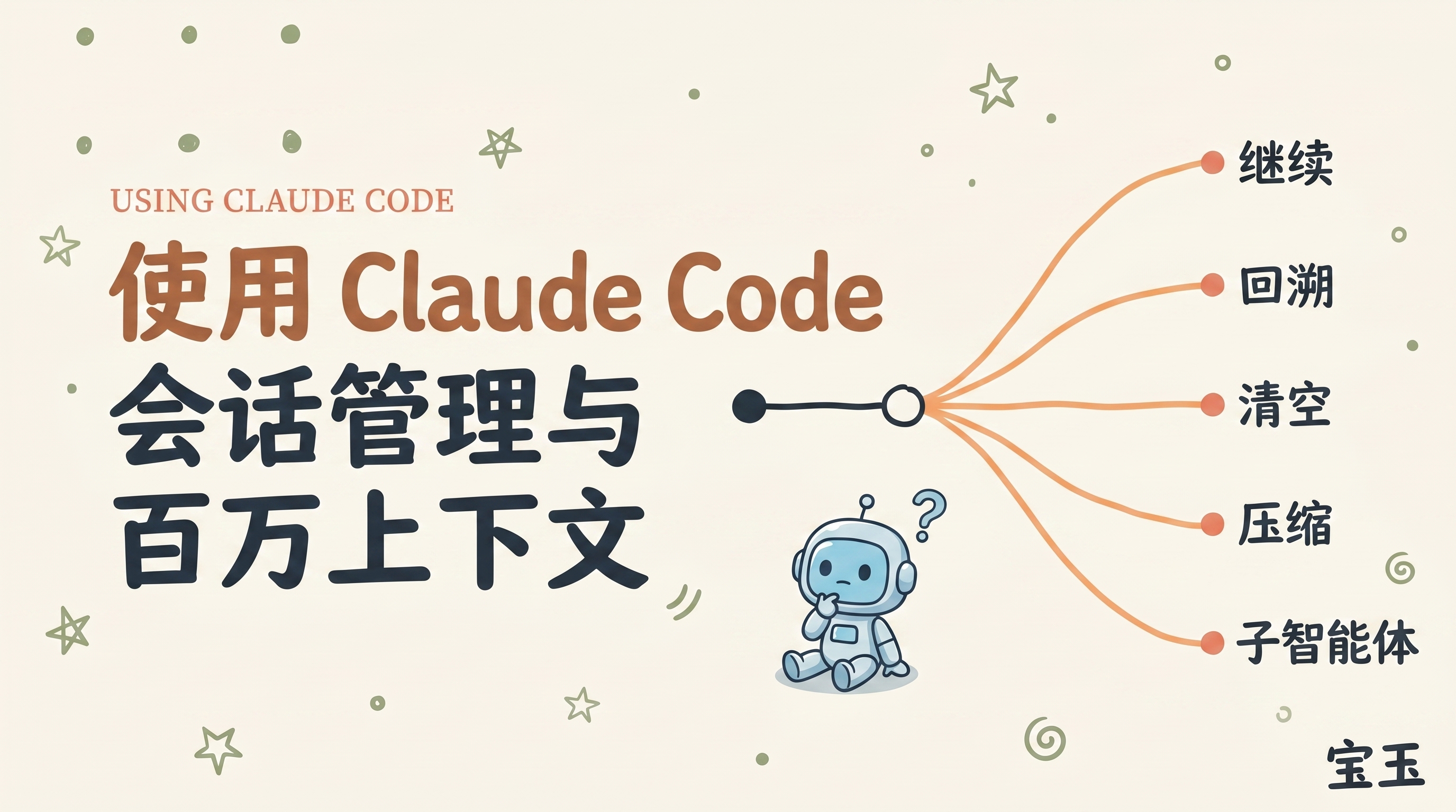 使用 Claude Code：会话管理与 100 万 上下文