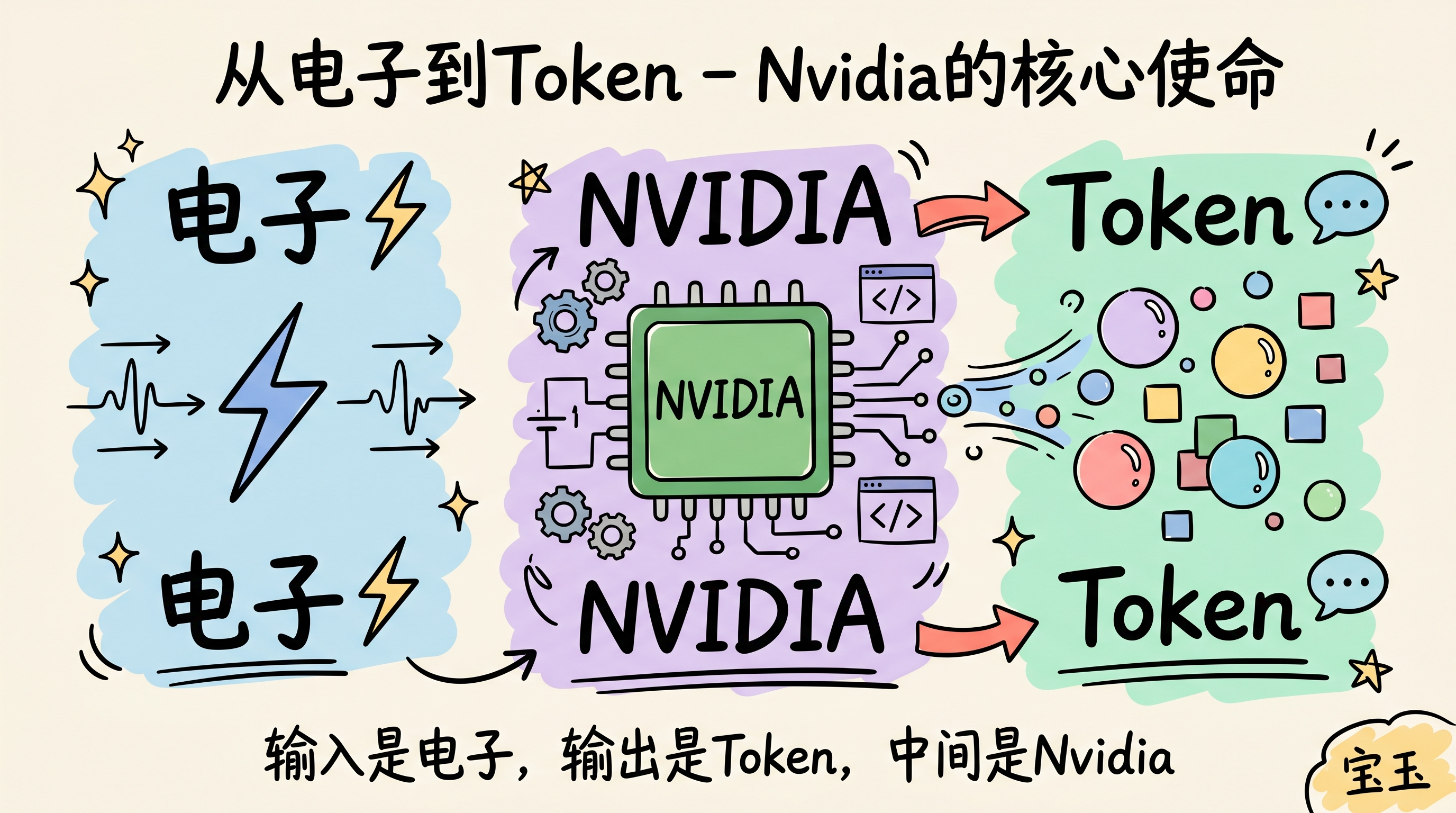从电子到 Token：Nvidia 的核心使命