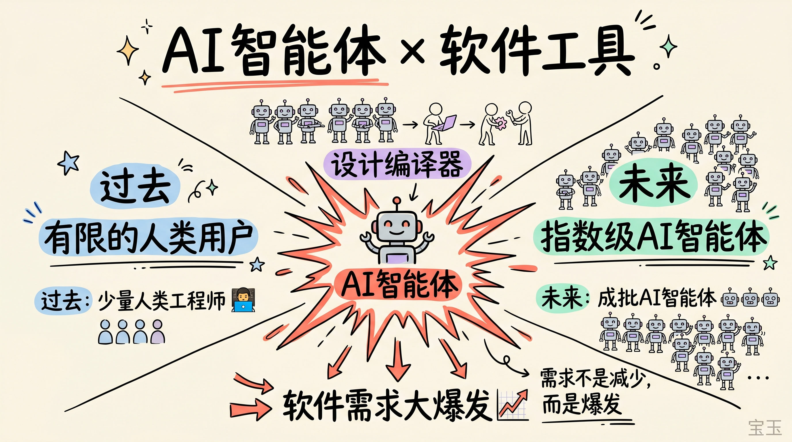 AI 智能体使用软件工具的爆发式增长