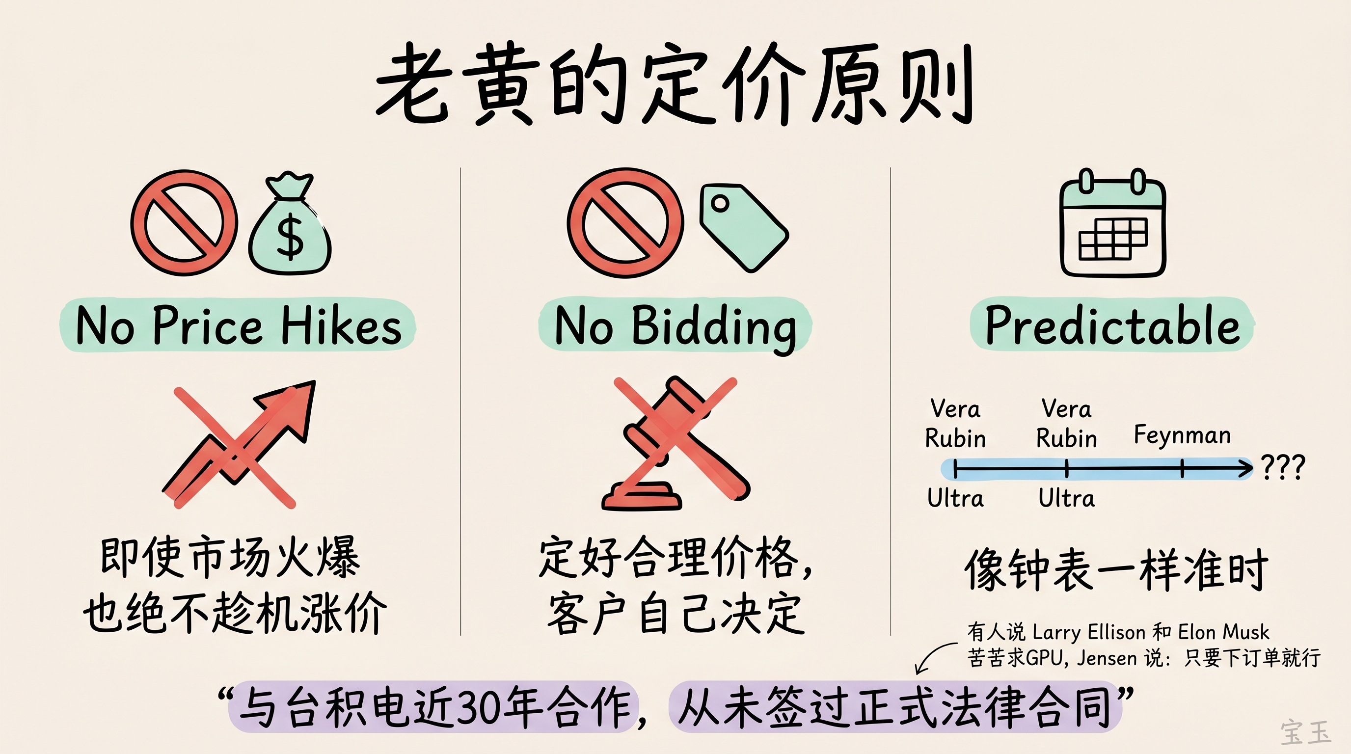 Nvidia 定价哲学：不涨价、不竞标、可预测