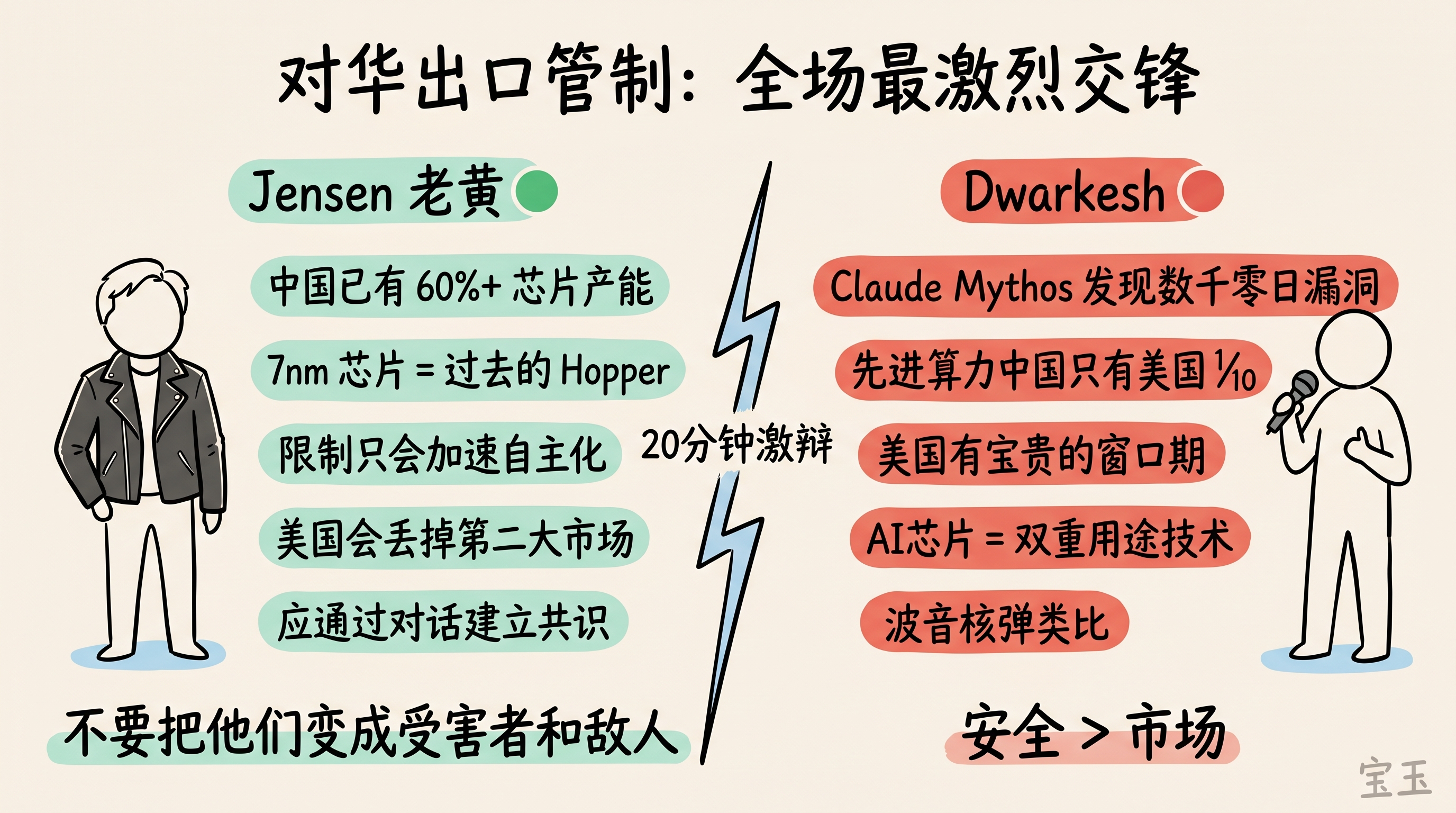对华出口管制：老黄 vs Dwarkesh 的激烈交锋