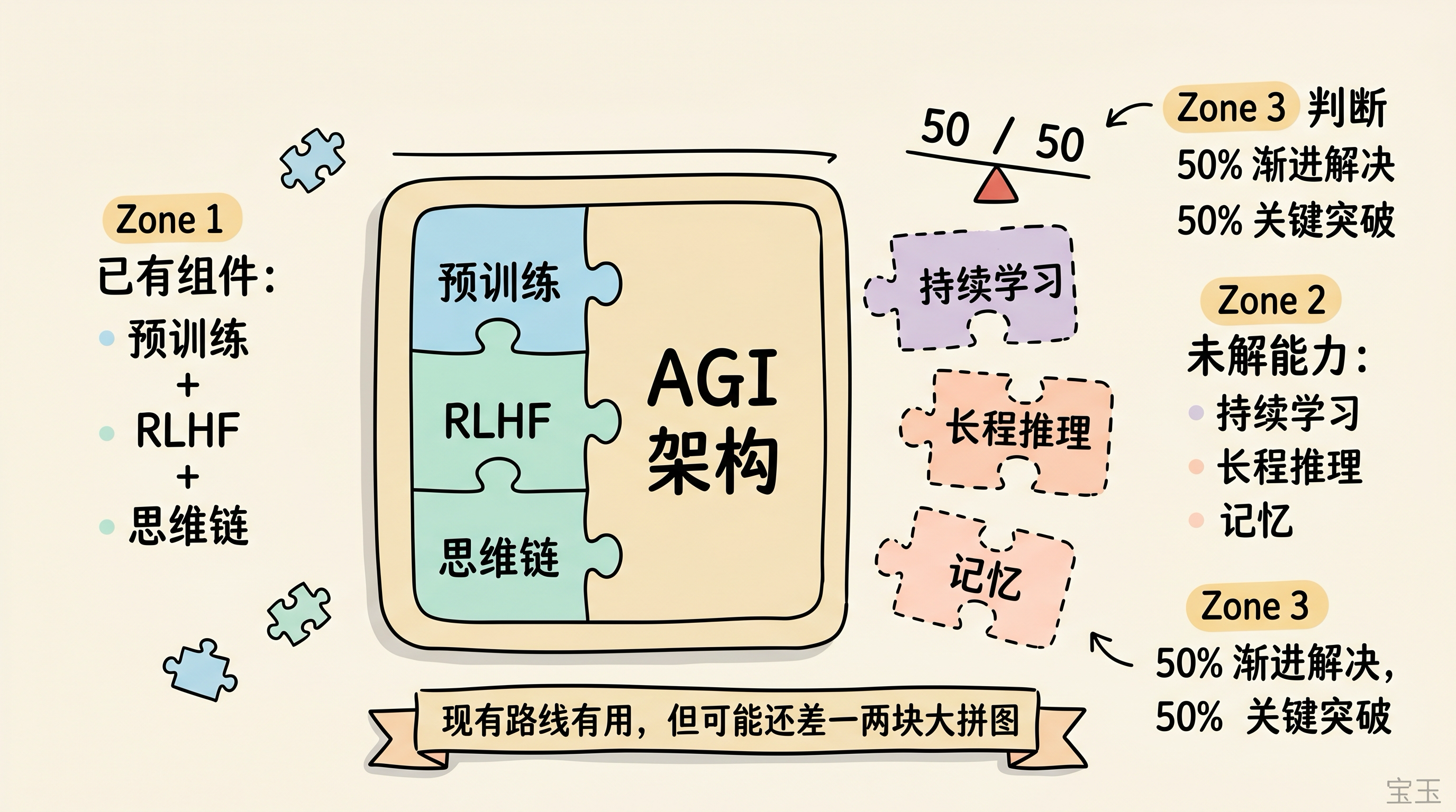 AGI 还缺哪几块拼图