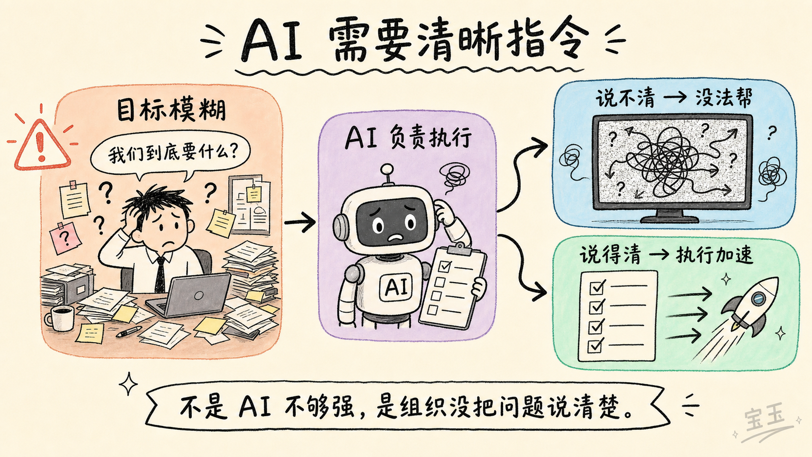 AI 需要清晰指令