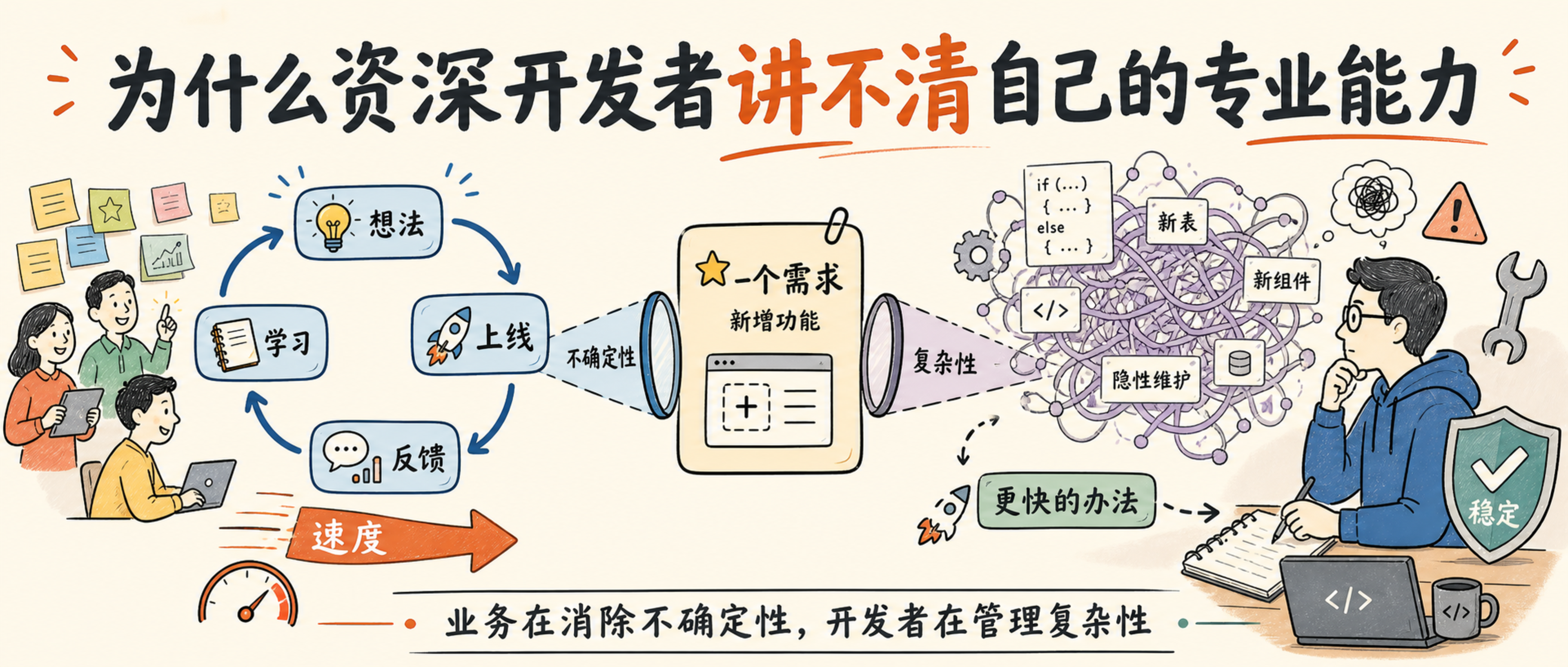 为什么资深开发者讲不清自己的专业能力