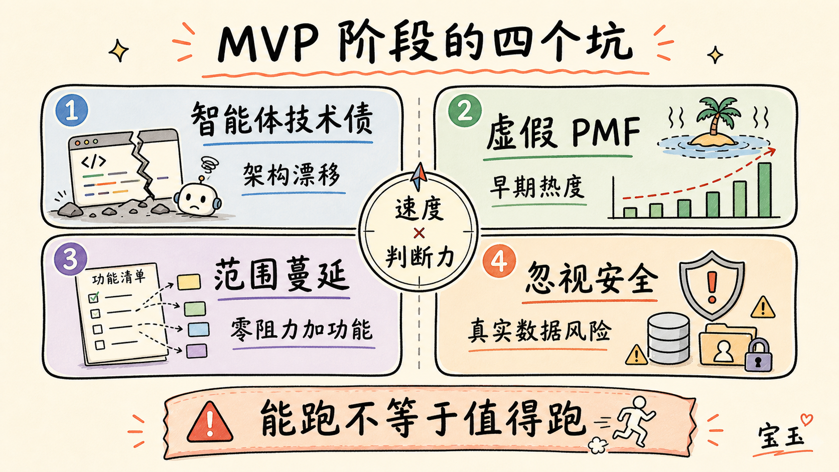 MVP 阶段的四个常见风险